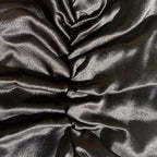 Organic Silk Hair Bonnet Onyx Black