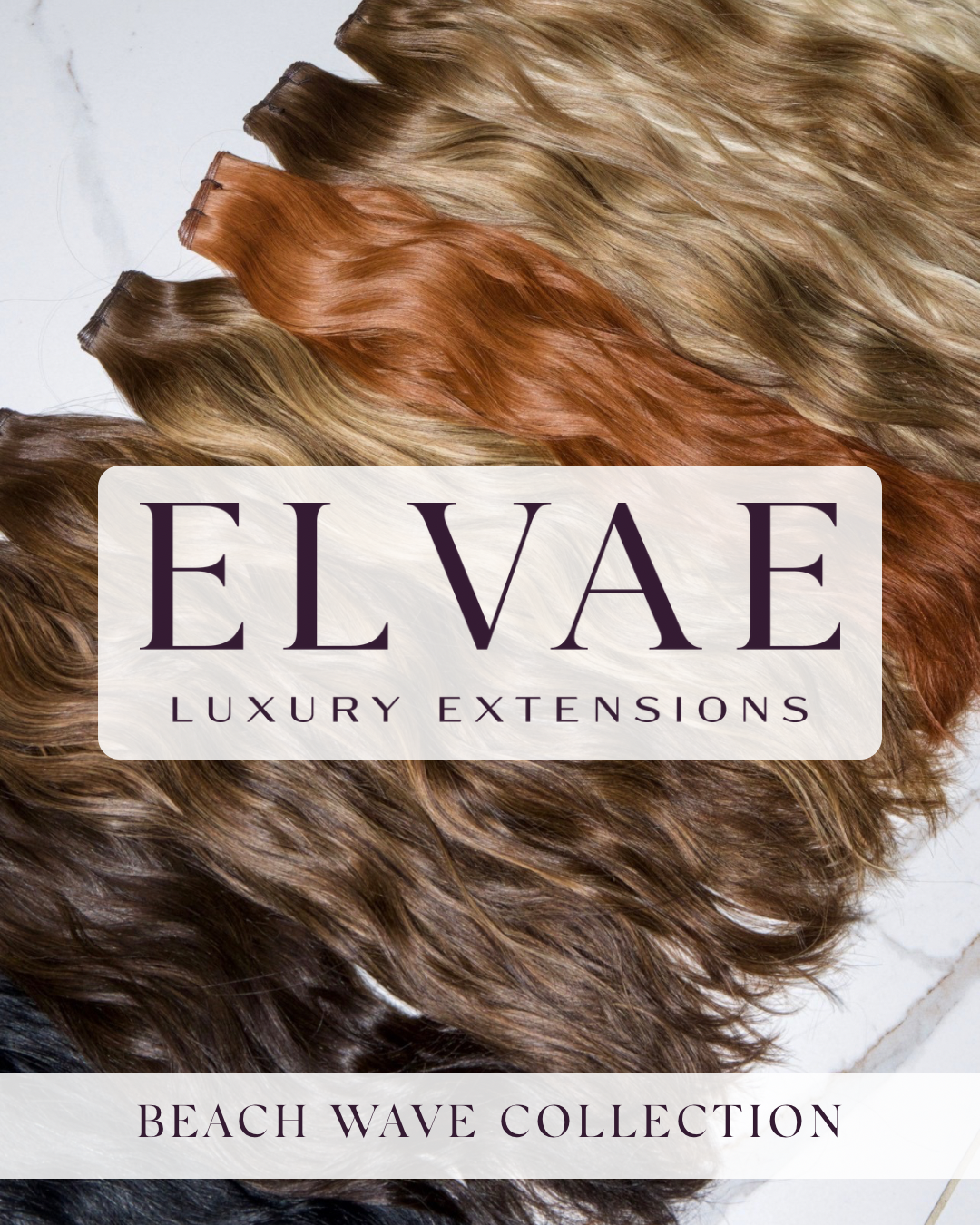 Elvae Luxury Beach Wave Hair Extensions